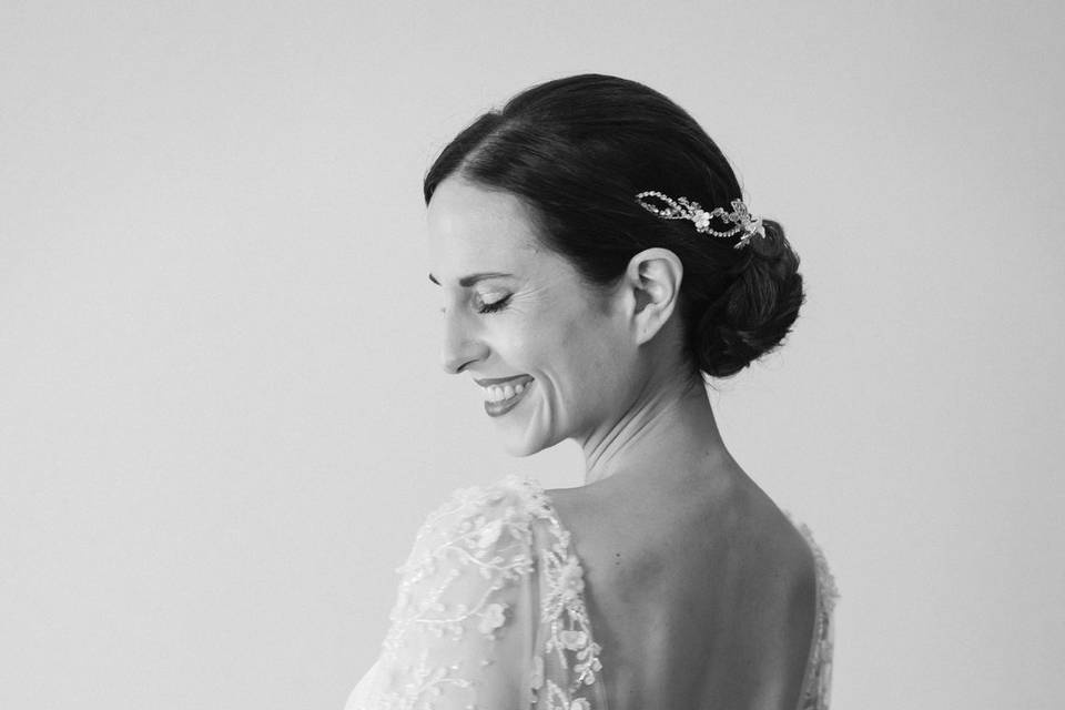 Novia sonrisa