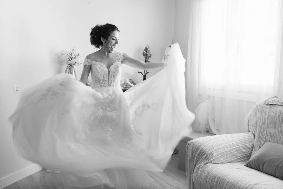 Novia espectacular