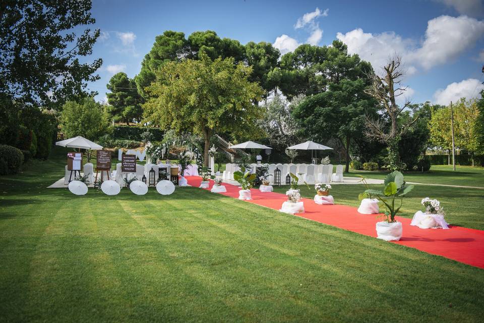 Jardín para ceremonia civil