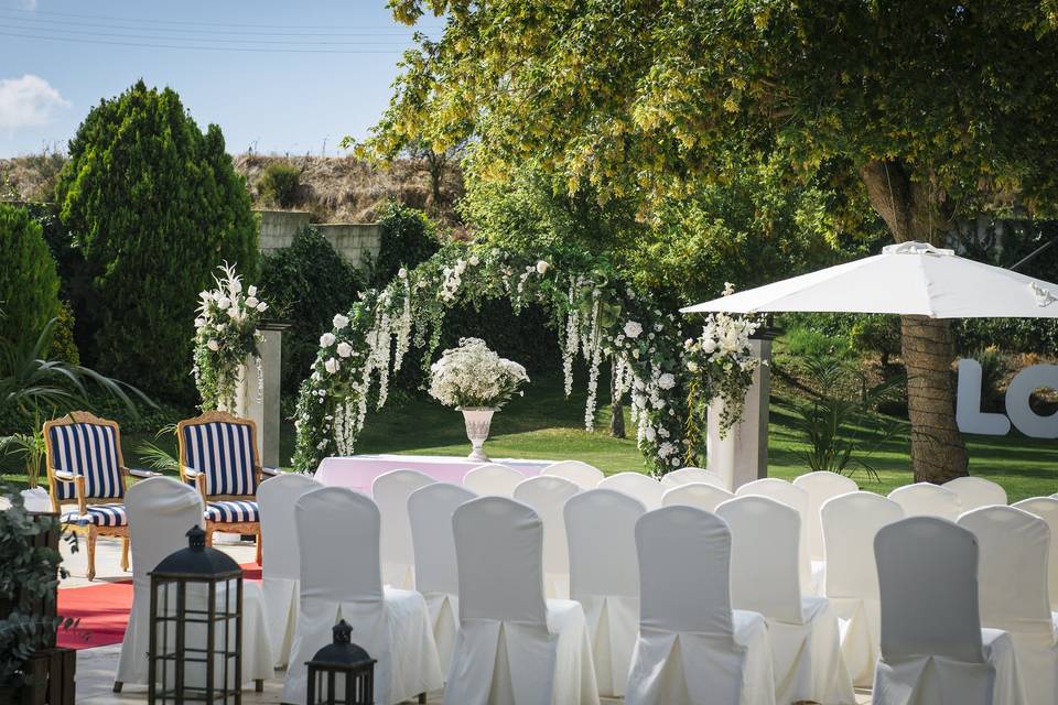 Jardín para ceremonia civil