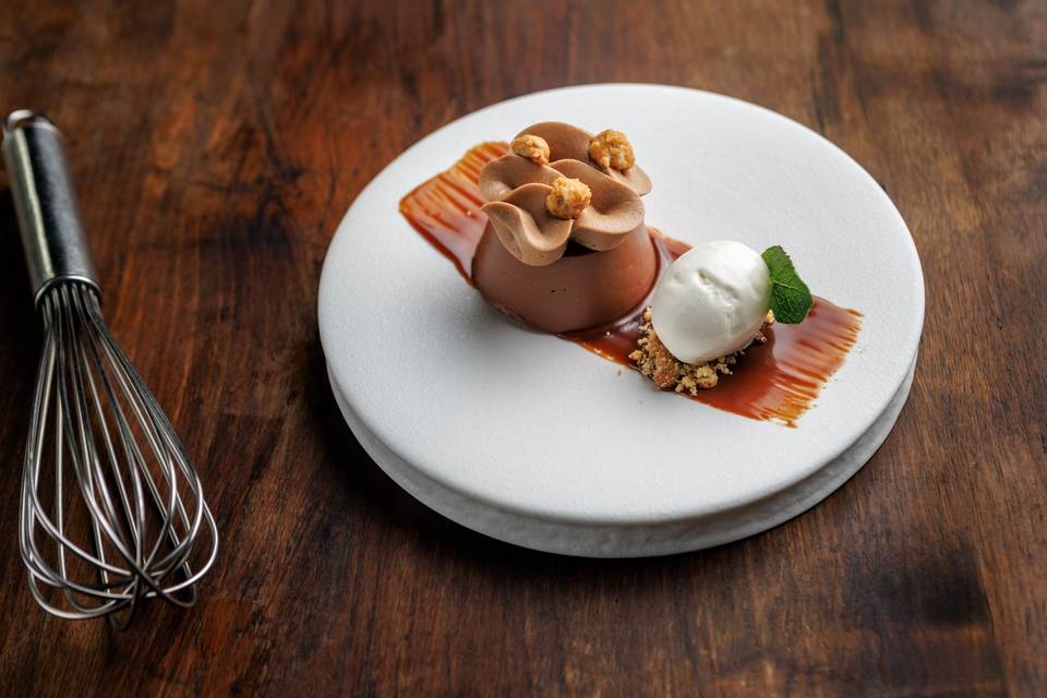 Postre y helado artesanal