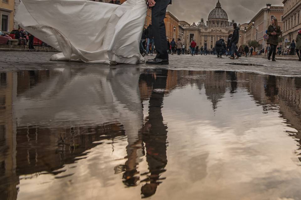 Post-boda en Roma
