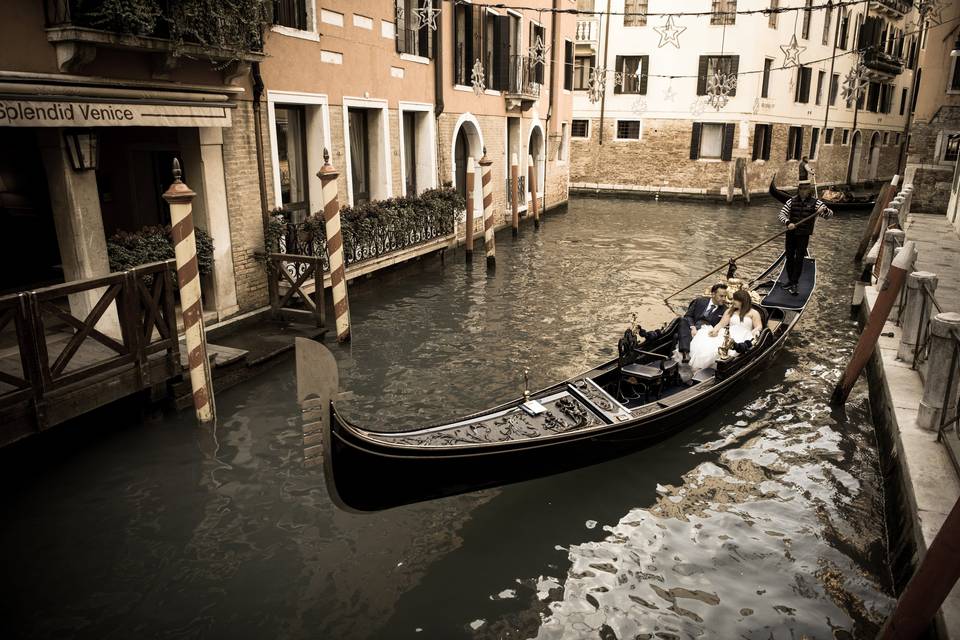 Postboda en Venecia