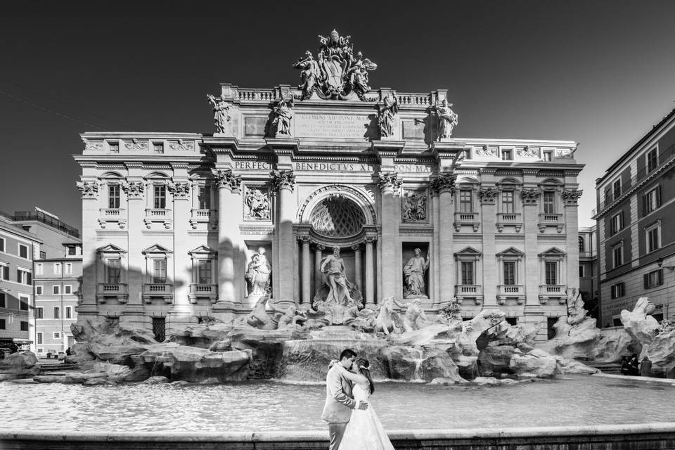 Reportaje post-boda en Roma