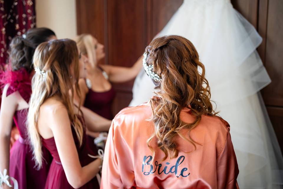 La preparación de la novia