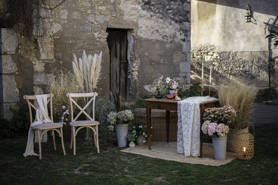 Montaje ceremonia