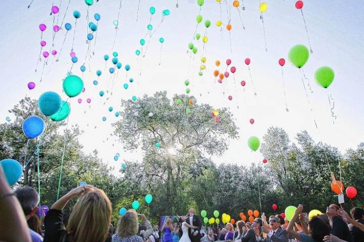 Suelta de globos