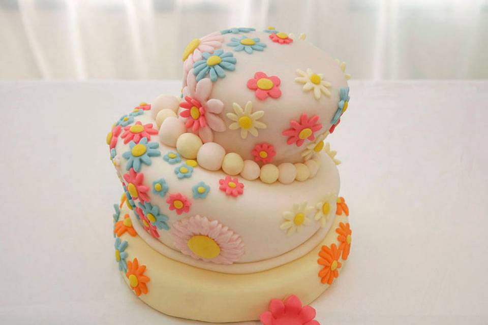Turvy cake primaveral de bodas