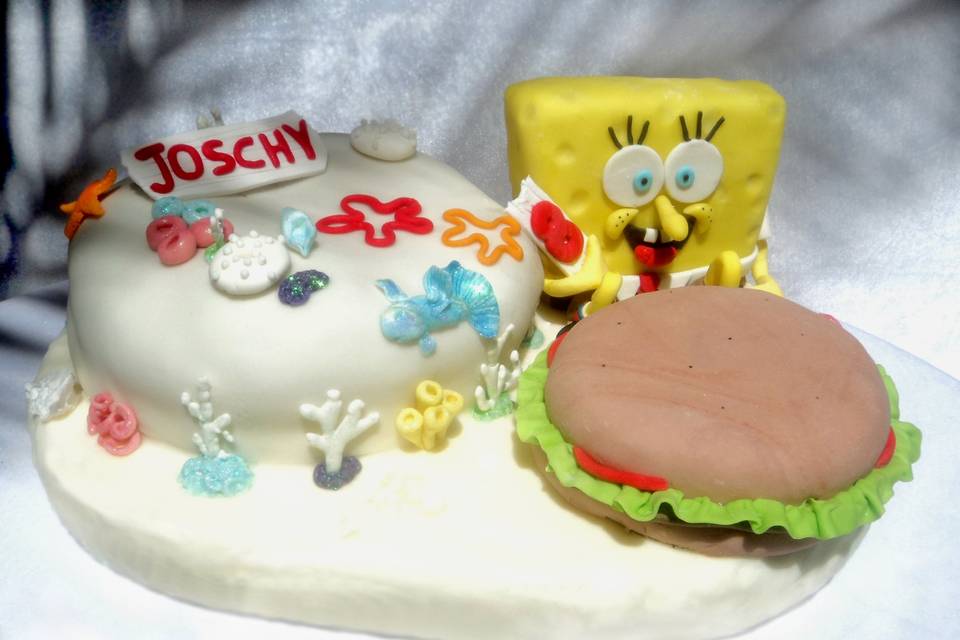 Tarta Bob Esponja