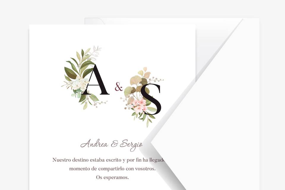 Invitación de boda Arlet