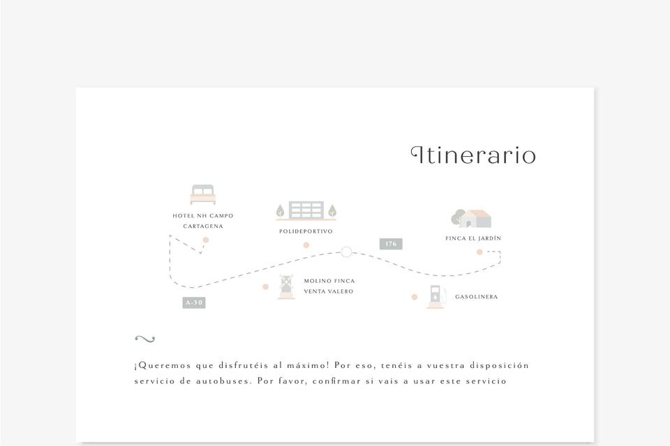 Plano de llegada Celeste