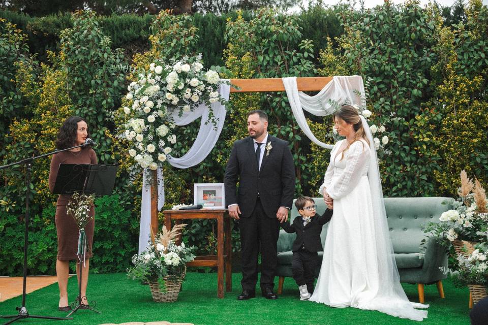 Ceremonia Civil en terraza