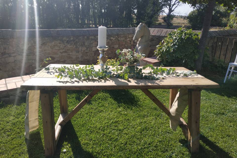 Mesa de ceremonia/altar