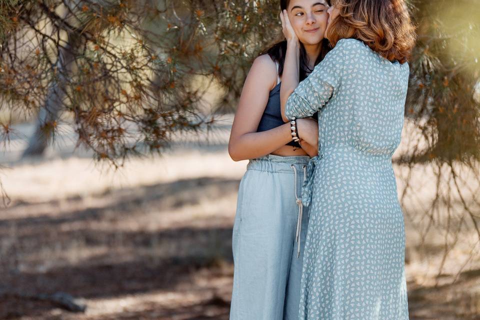 Maria y Alejandra: familia