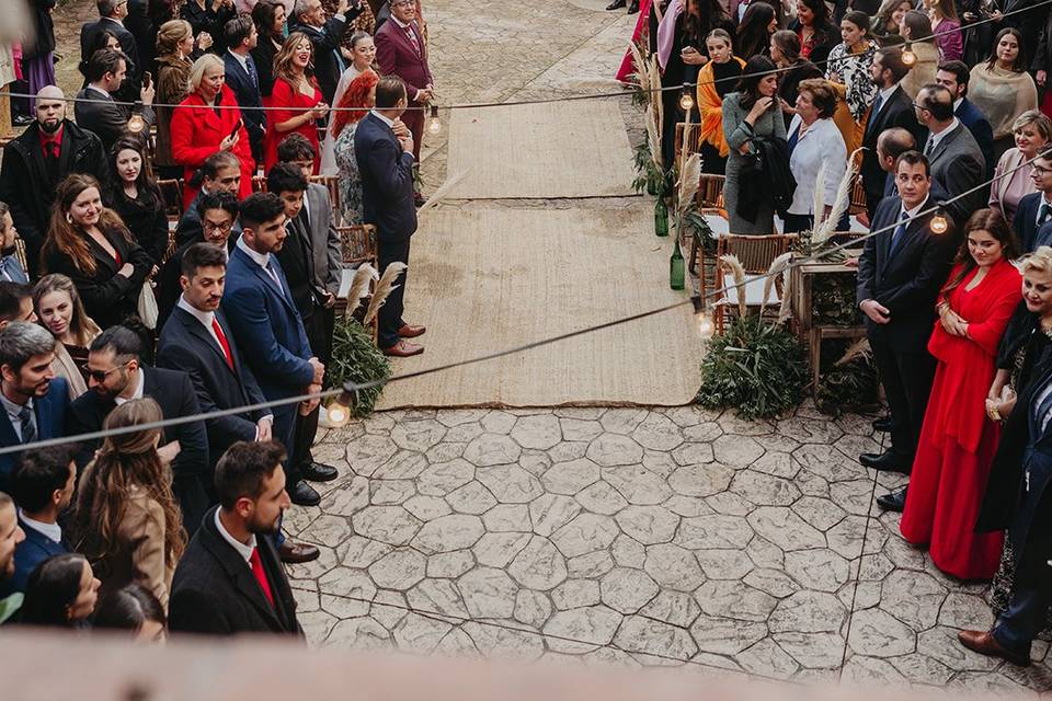 Ceremonia en patio