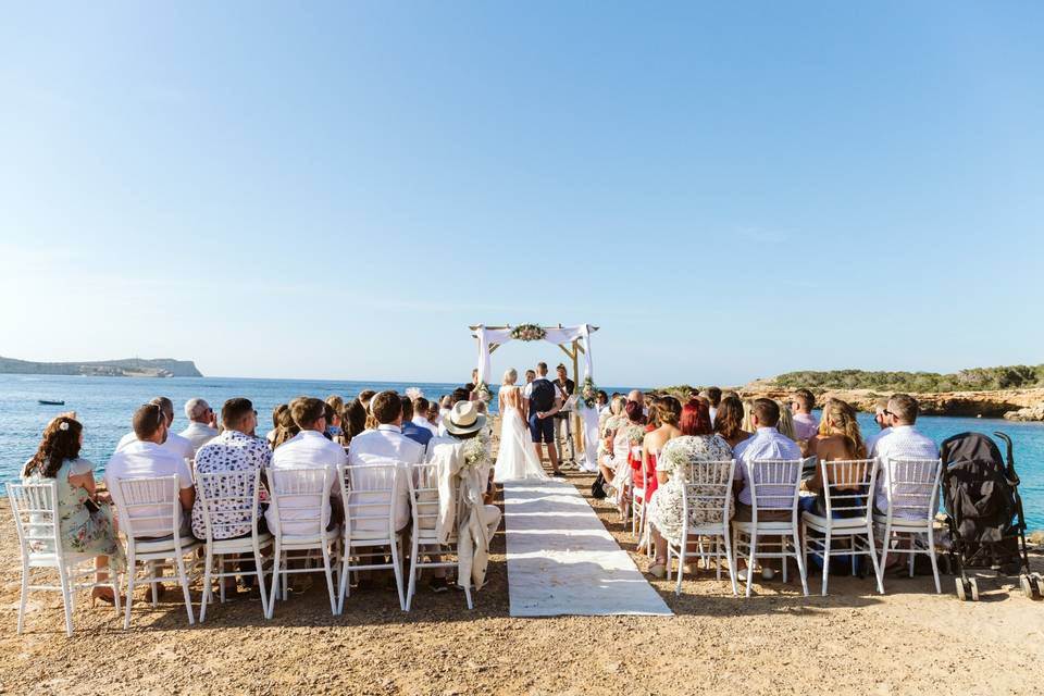 Ceremonia en Ses Roques