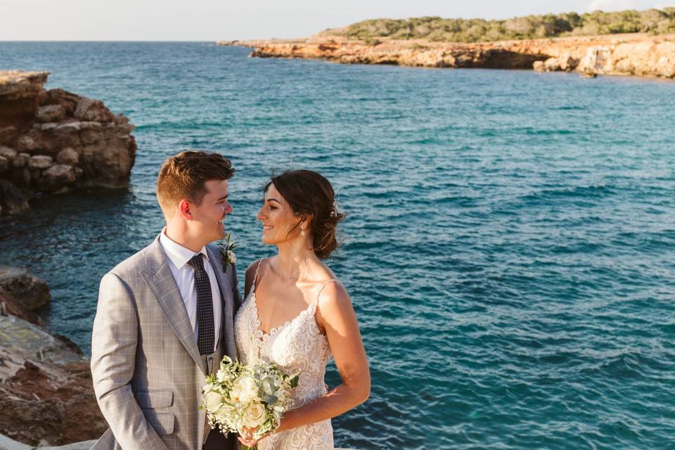 Pareja en Ses Roques