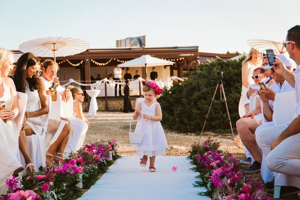 Ceremonia en Ses Roques