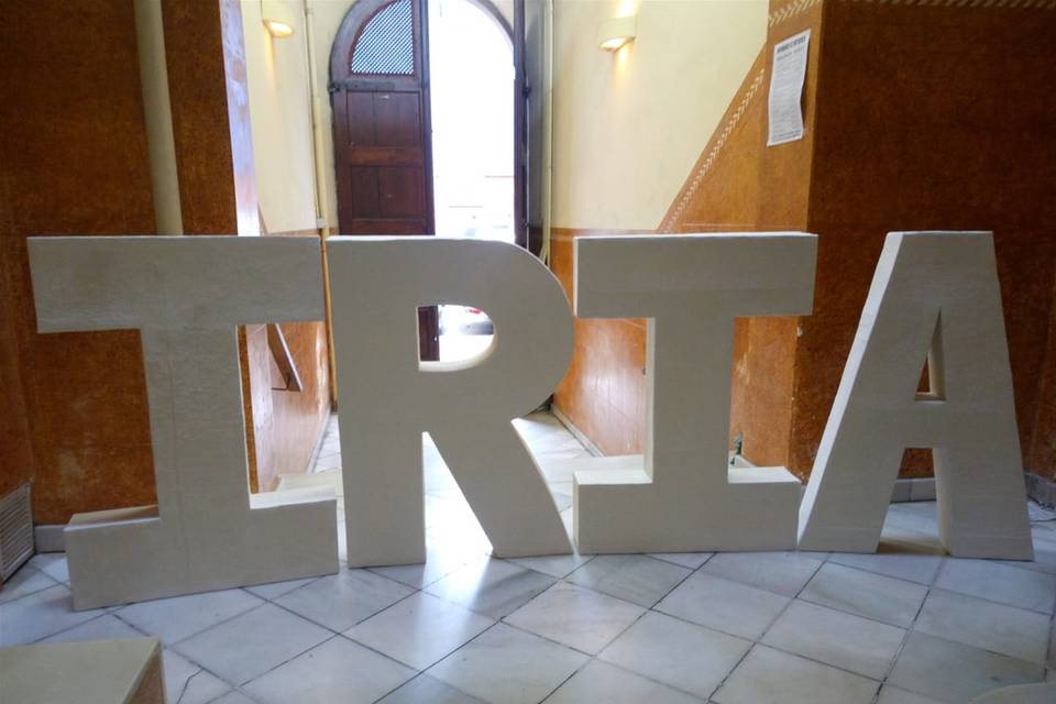 Letras gigantes