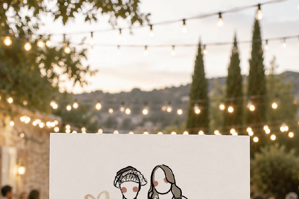 Live art en bodas