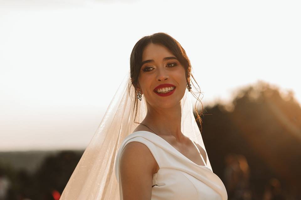 Novia radiante