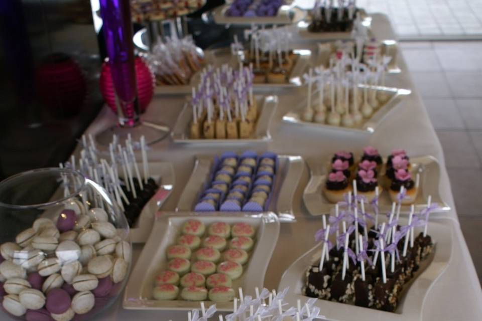 Buffets de repostería de diseño