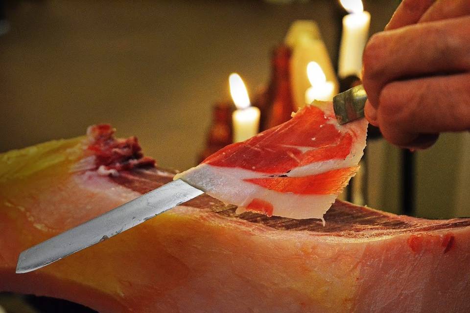 Jamón a cuchillo - Oviedo