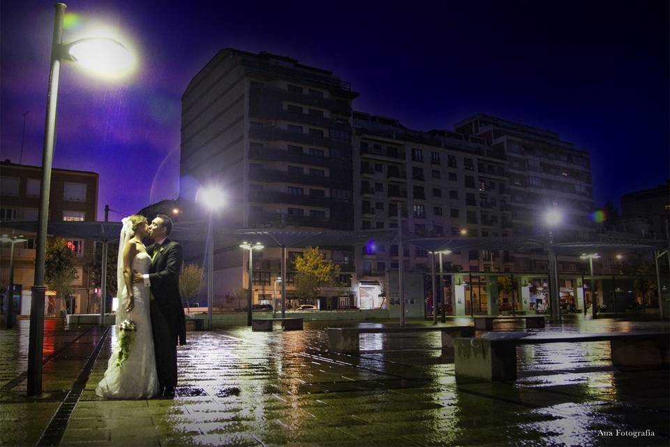 Novios en la ciudad