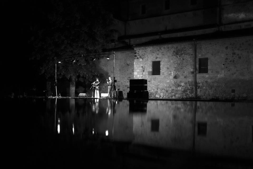 Noche de luna llena en segovia