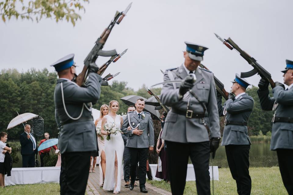 Entrada a la ceremonia