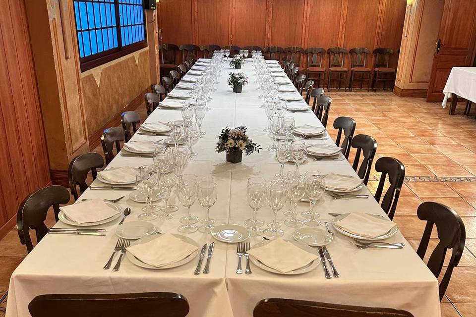 Mesa Imperial - Salón Rosa