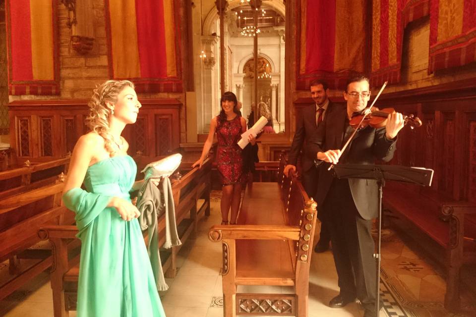 Boda en Ajuntament de Barcelona