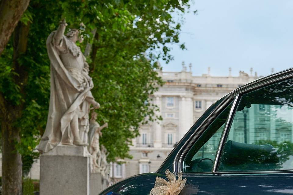 Boda en Jaguar XJ6