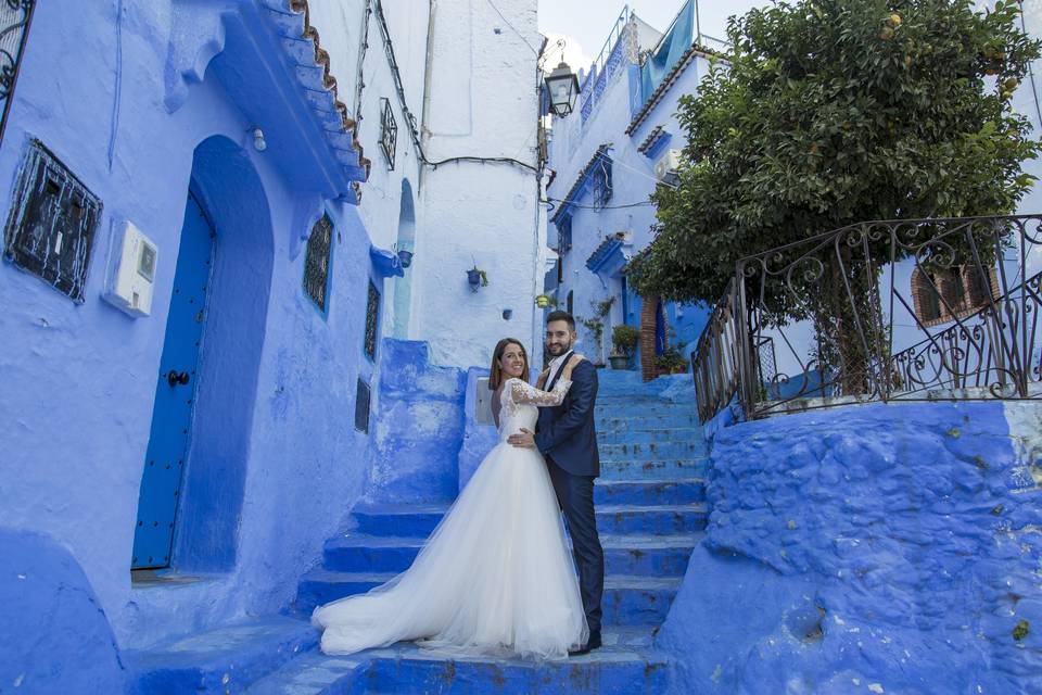 Amor en blanco y azul