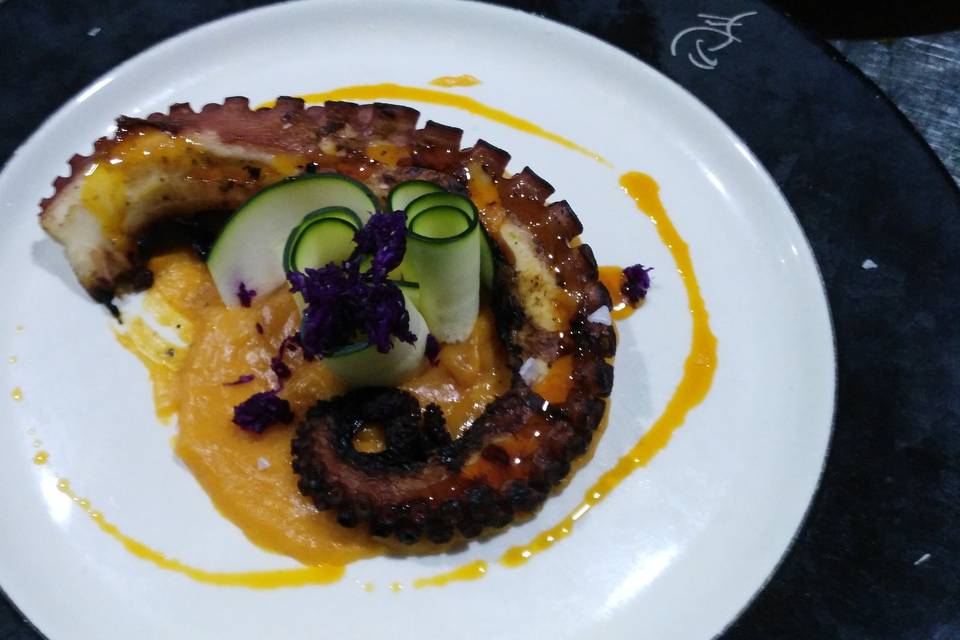 Pulpo a la brasa