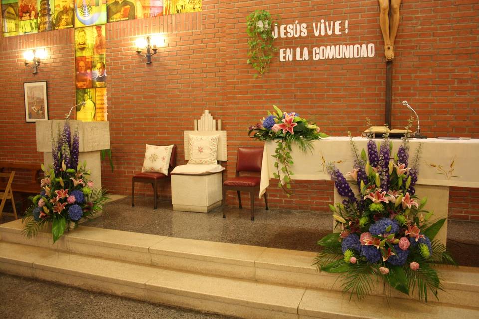 Decoración del altar