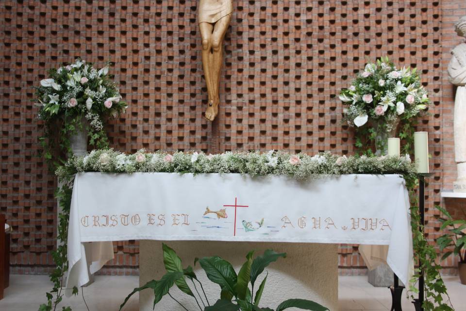 Decoración del altar
