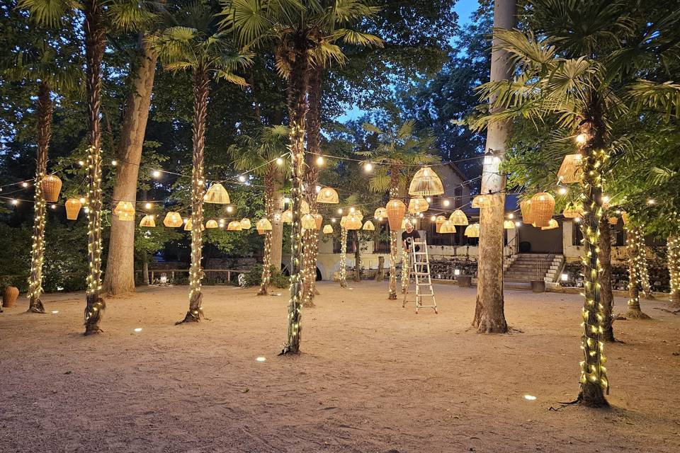 Iluminacion zona banquete