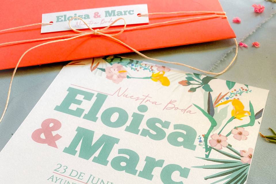 Invitación de boda