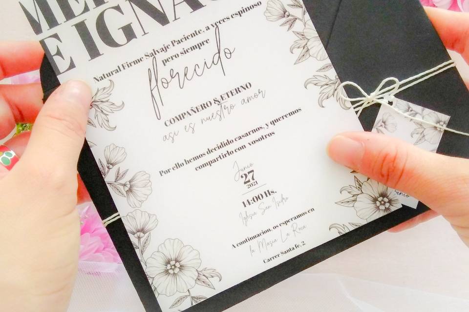 Invitación de boda