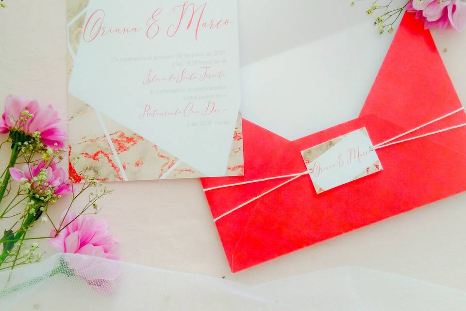 Invitación de boda