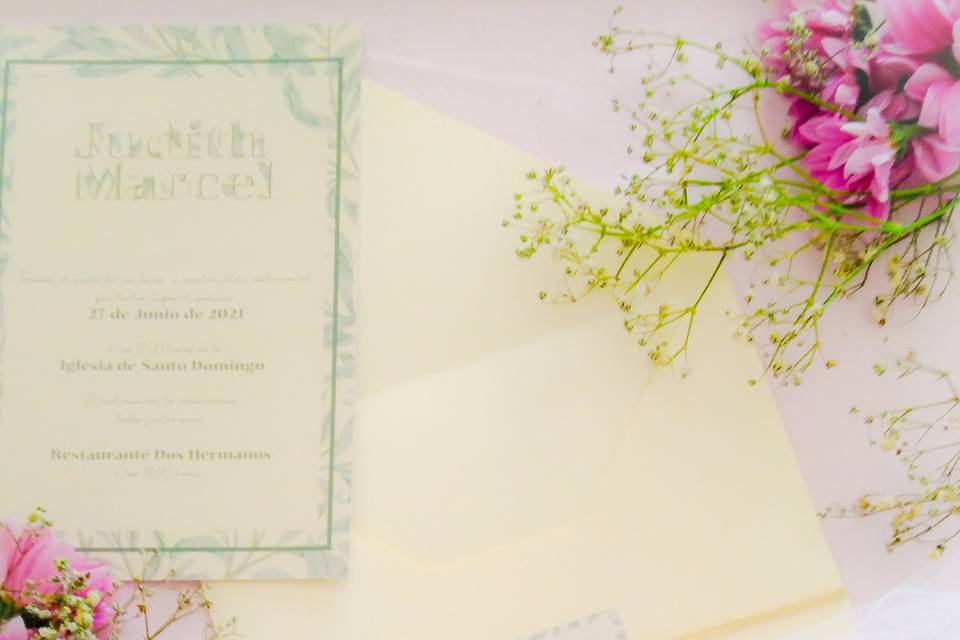 Invitación de boda