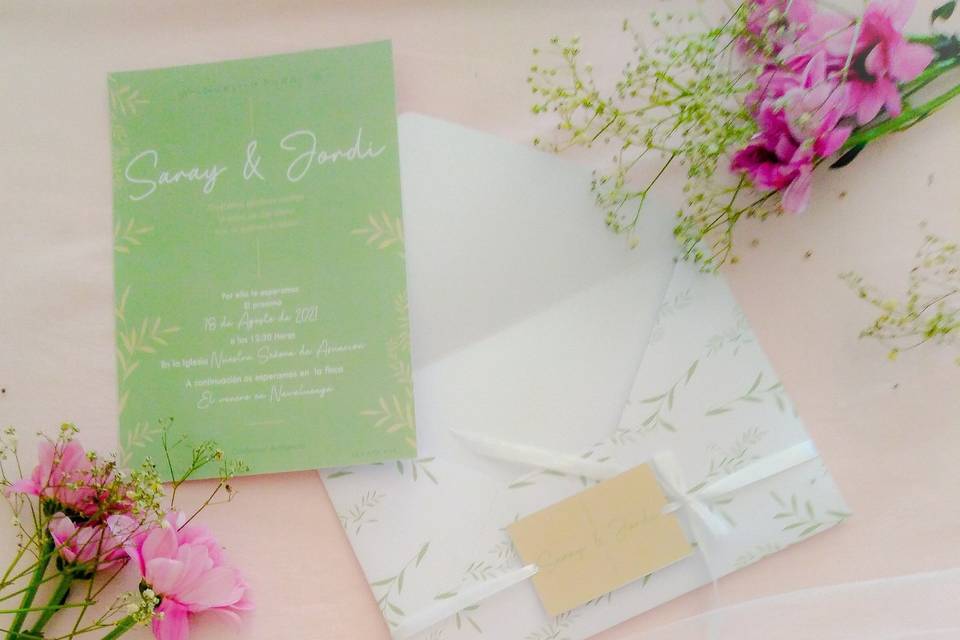 Invitación de boda