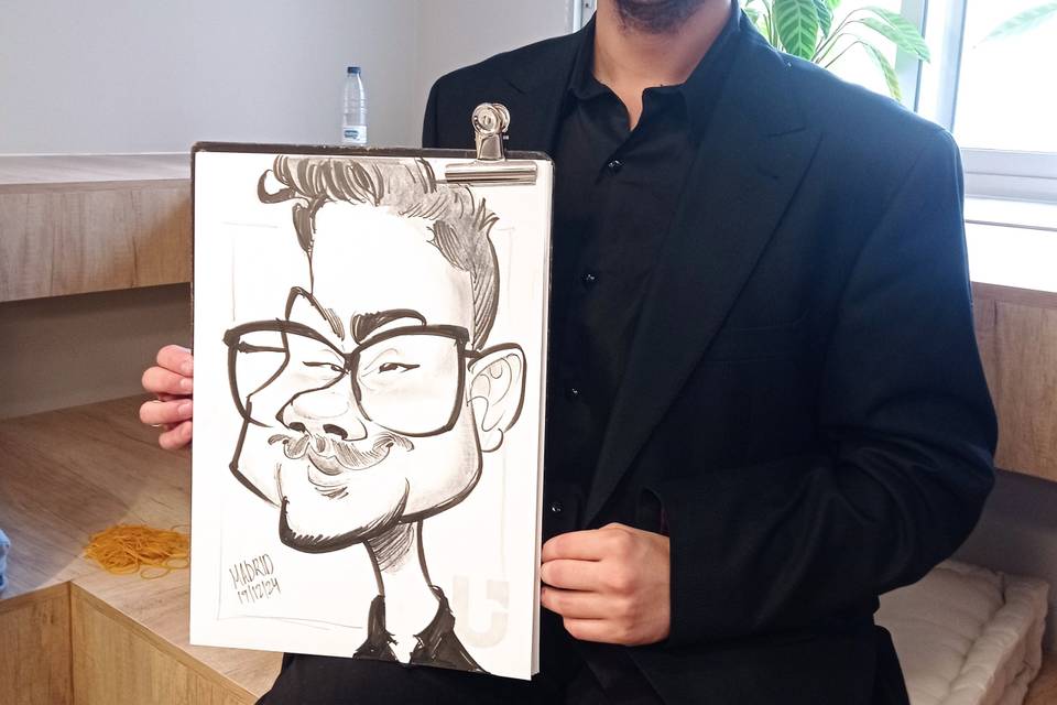 Caricatura en vivo en 5 minuto
