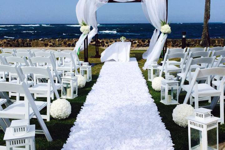 Altar en la playa