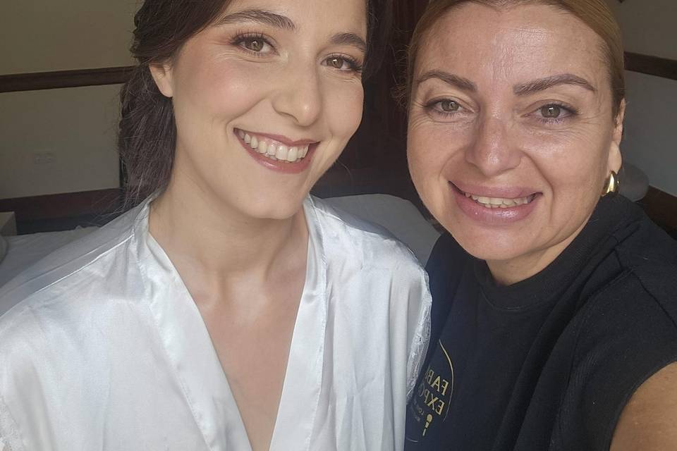 Comparto la alegría con todas