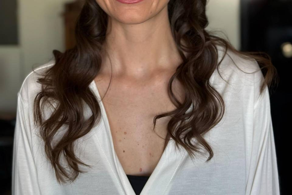 Soft glam makeup