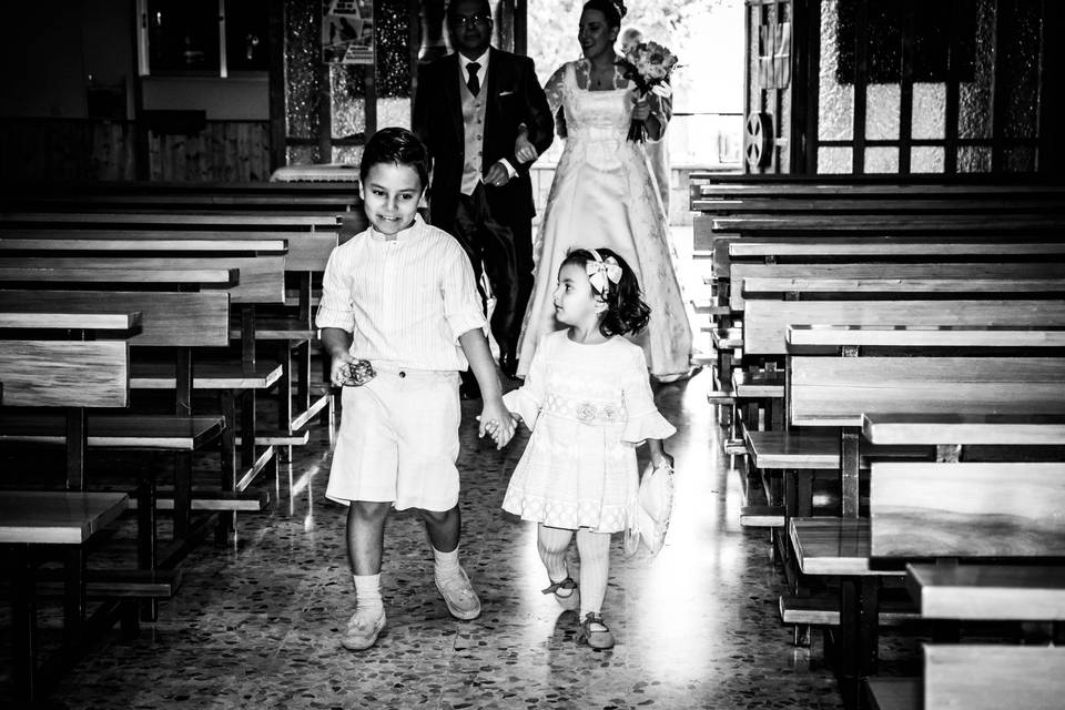 Niños boda Serena y Massana