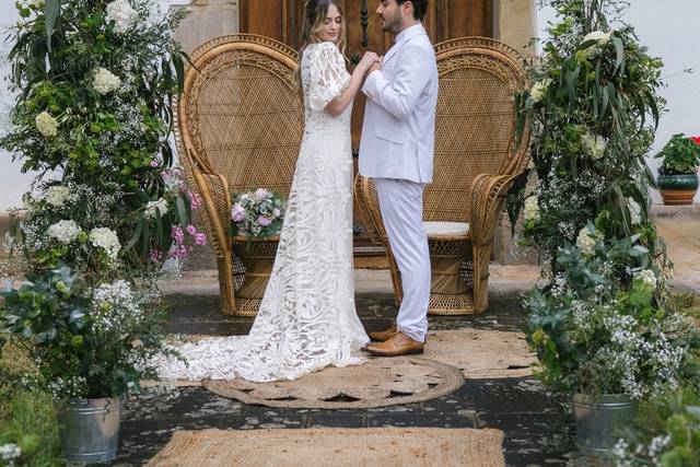 Ceremonia en entrada Palacio