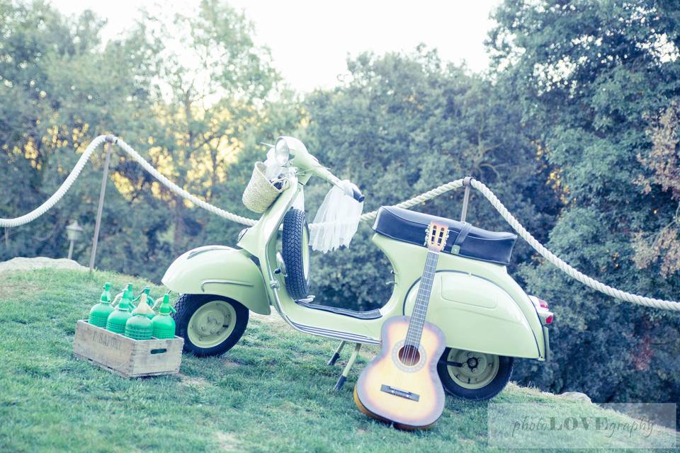 Detalle vintage boda